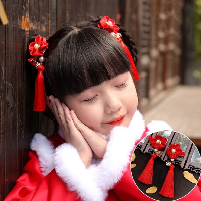 Hanbok Hair Pin - 1 çift Çin Hanfu saç aksesuarları