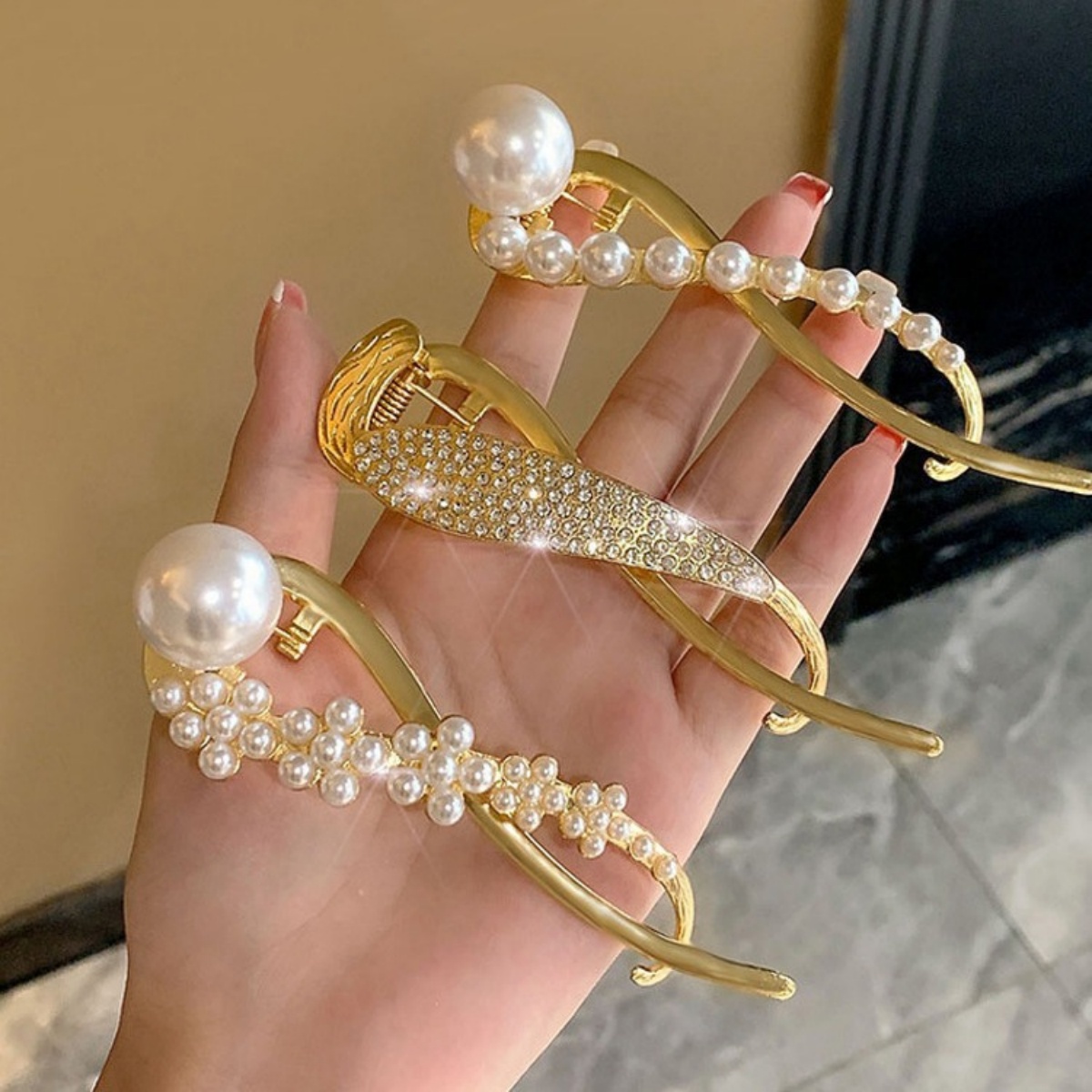 Zarif Glitter inci saç tokası  - Korean Lifestyle & Kids Boutique incelemesi ve fiyatı