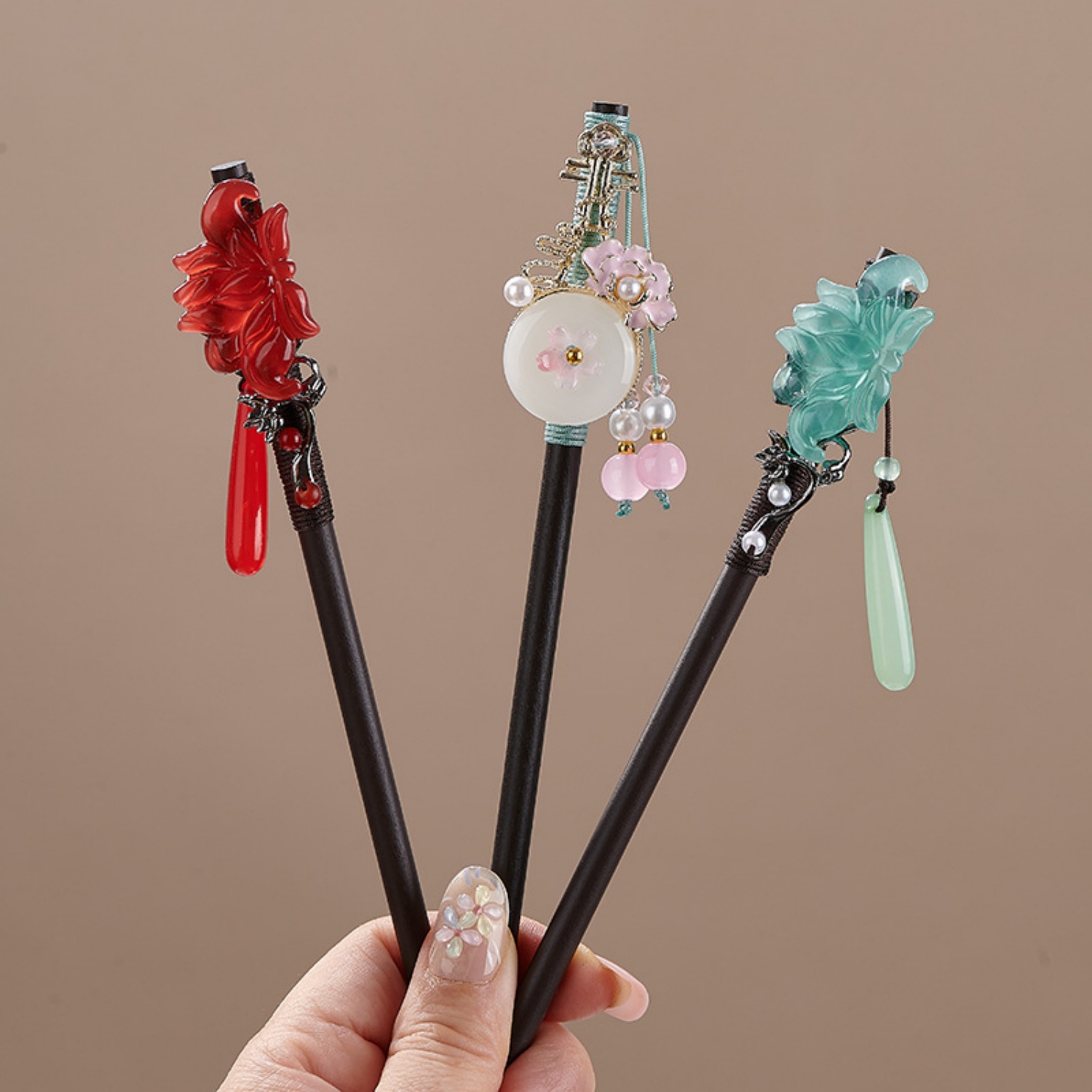 Vintage çiçek saç tokası kadın - Hanbok Hair Pin incelemesi ve fiyatı