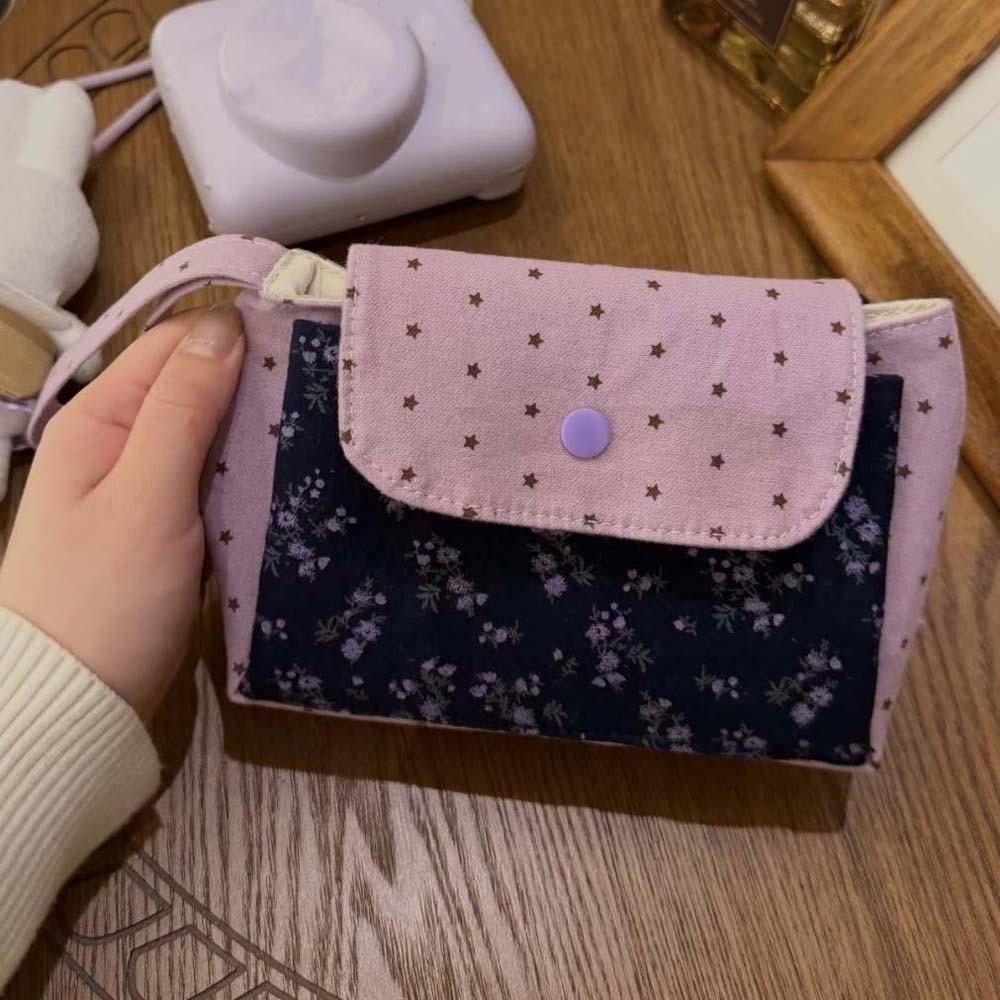 Mor Baskılı Çiçekli Makyaj Çan - Korean Lifestyle & Kids Boutique incelemesi ve fiyatı